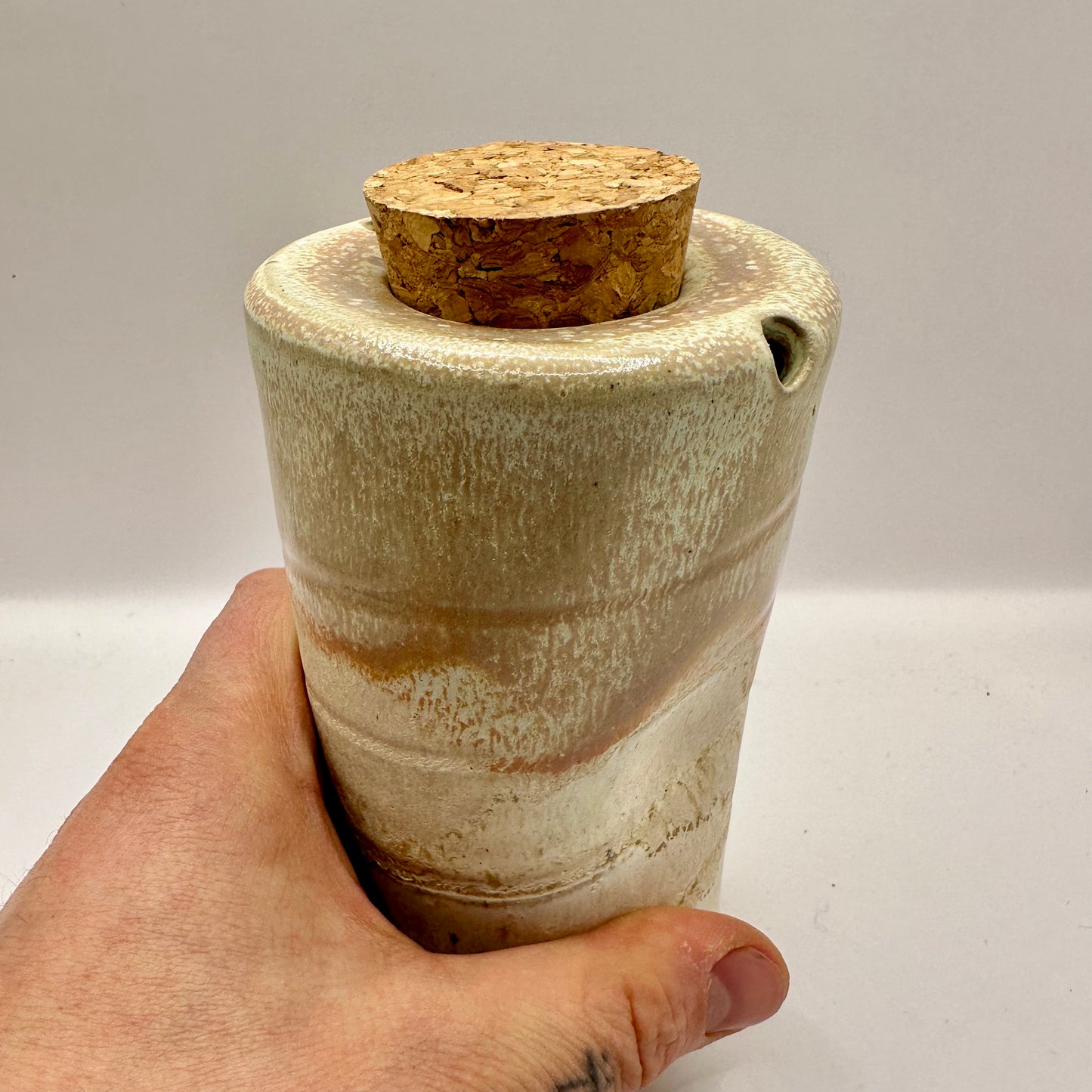 Sustainable Travel Mug in Stoneware "DUE"