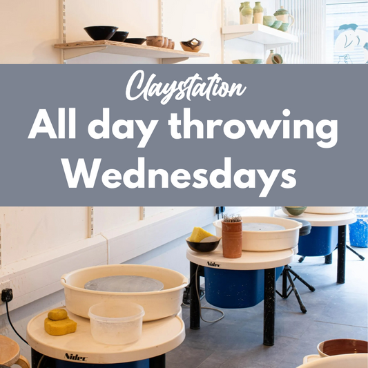 One Day Throwing Wednesdays 11.00 to 5.00 pm