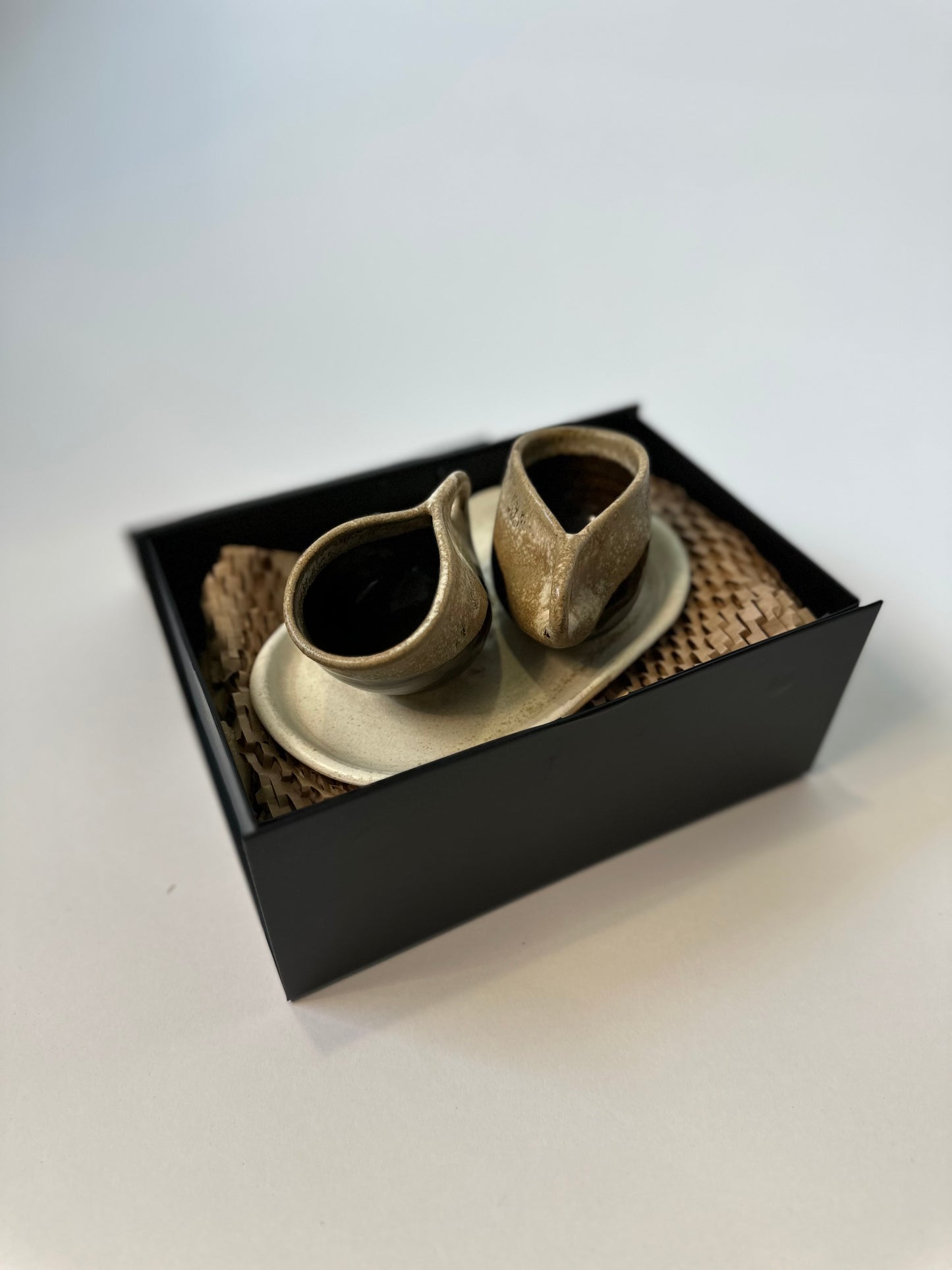 Drop Cups on Tray
