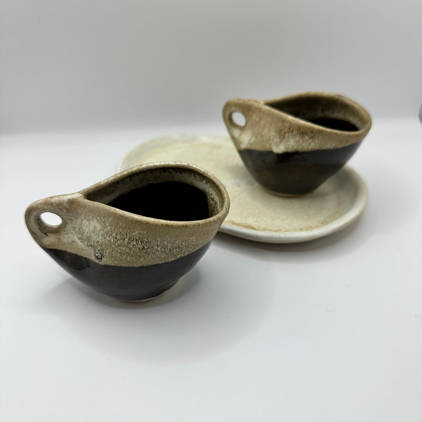 Drop Cups on Tray